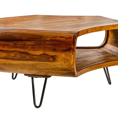 Design Couchtisch aus Massivholz