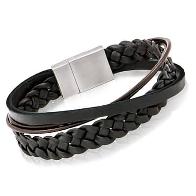 Echtederarmband mit Gravur