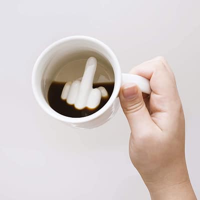 Mittelfinger Tasse