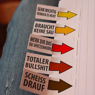 250 Lustige Haftnotizen